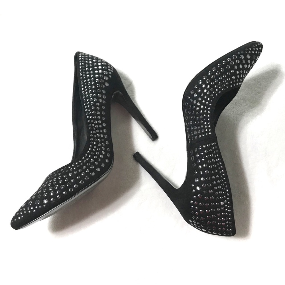 Betsey Johnson Faawnn Black Stiletto Pumps 10M